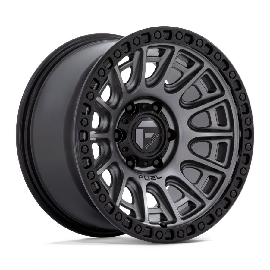 Fuel Wheels<br>Cycle Matte Gunmetal Black Lip (17x9)